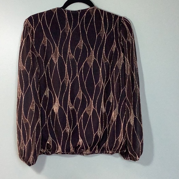 Autres Filles elegant faux wrap front top size L - Picture 5 of 8